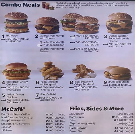 macdondalds|mcdonald's menu with prices.